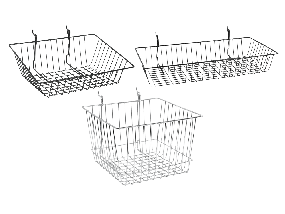 Gridwall Baskets