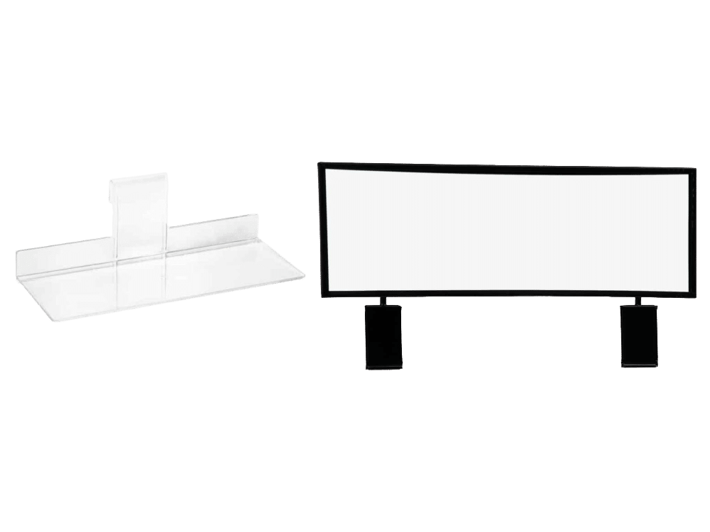 Gridwall Sign Holders and Acrylic