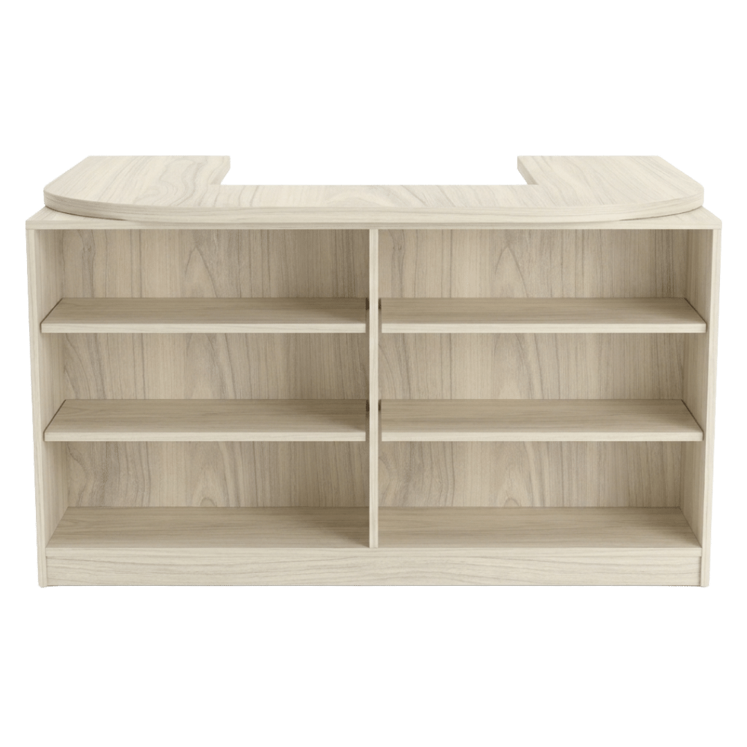 Ivory Birch Cubby Checkout Counter - Image 2
