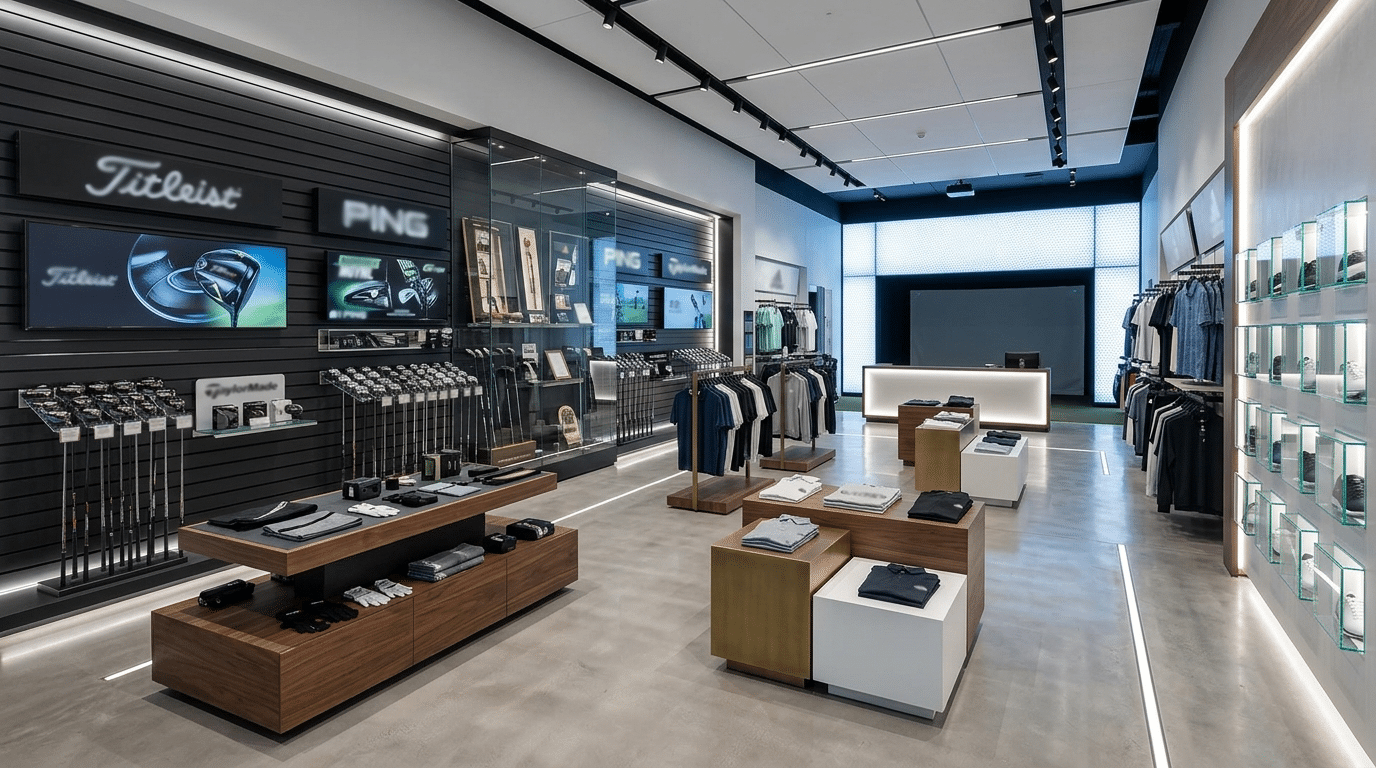 Golf Shop Custom Checkout Counter