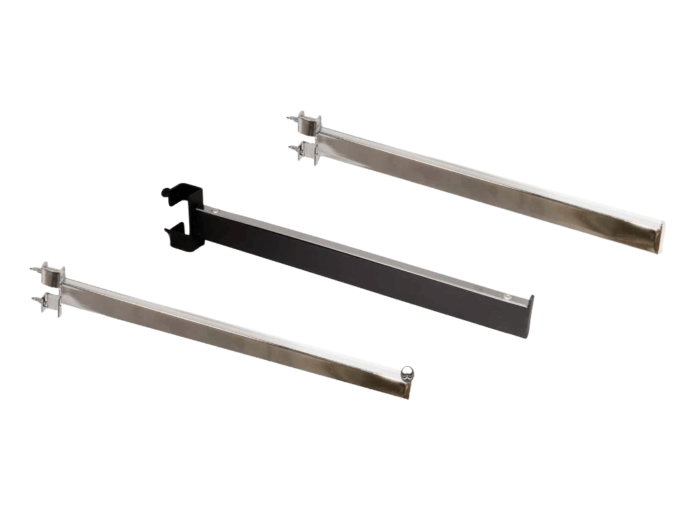 Twist-On Arms for Clothing Racks