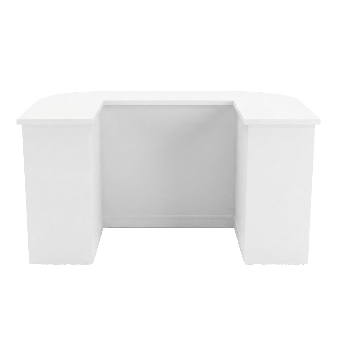 White Cubby Checkout Counter - Image 3