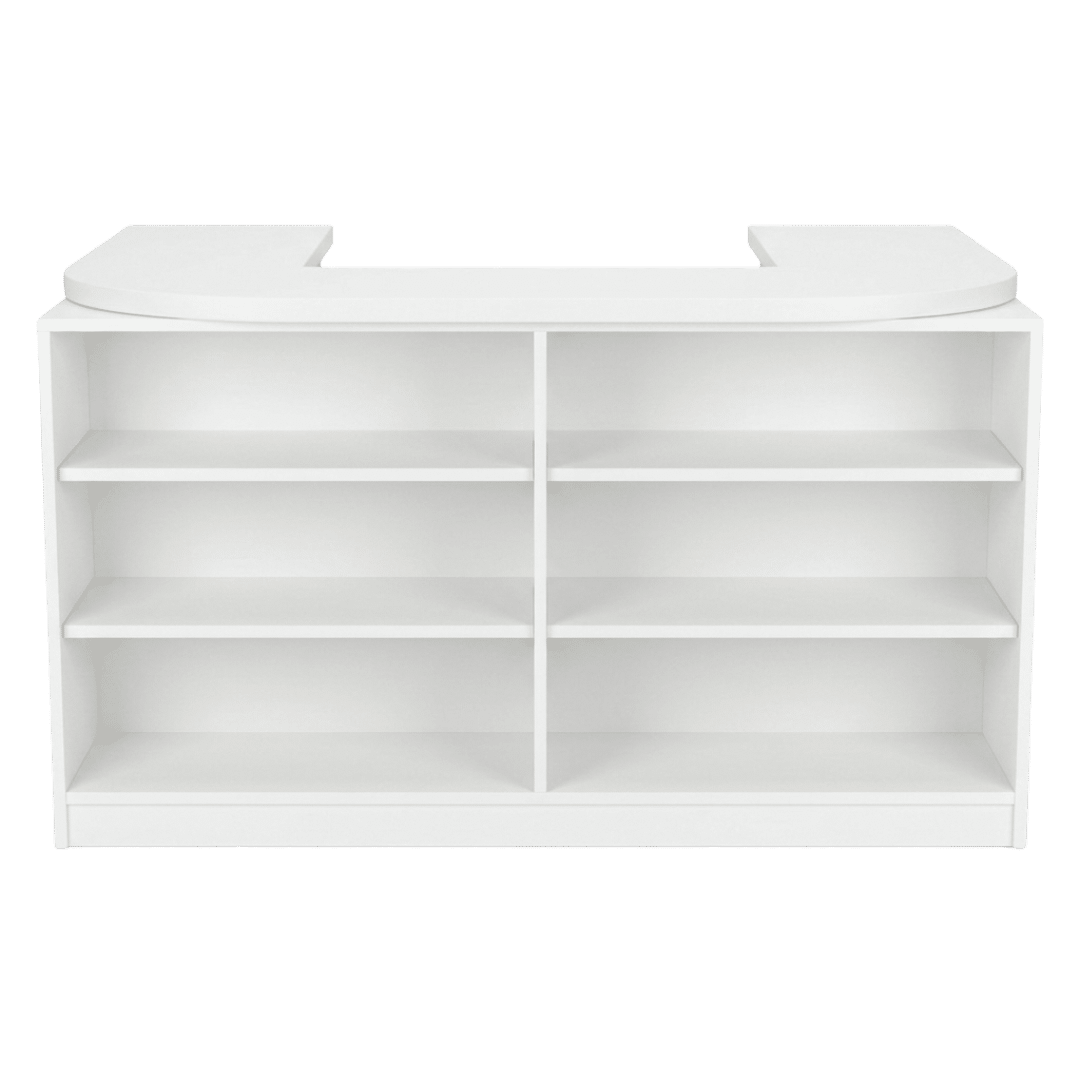 White Cubby Checkout Counter - Image 2