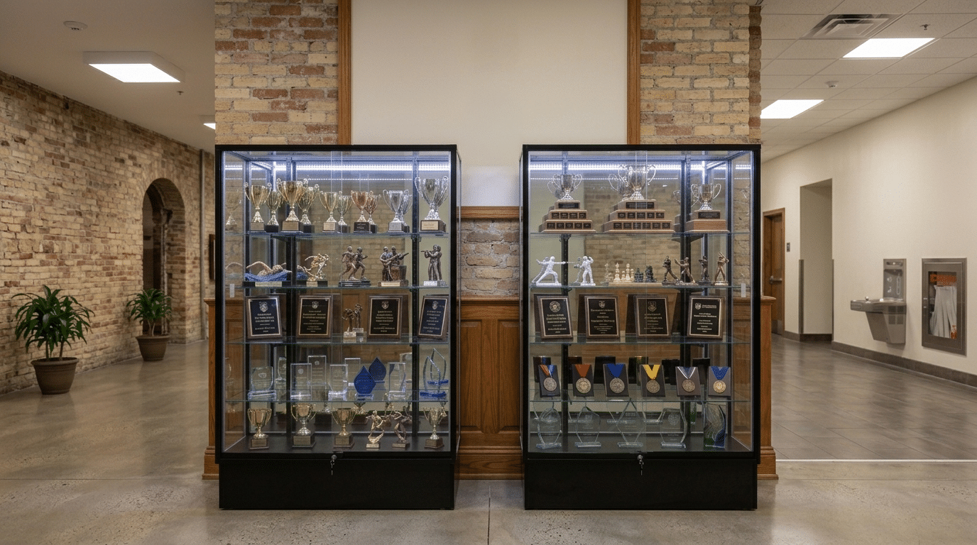 Trophy Case Installation