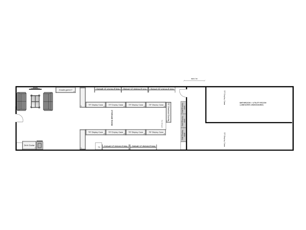 2D store layout plan 15