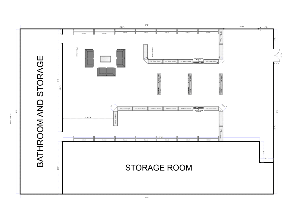2D store layout plan 18
