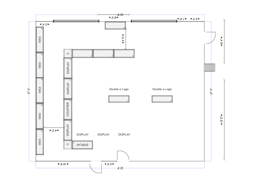 2D store layout plan 9
