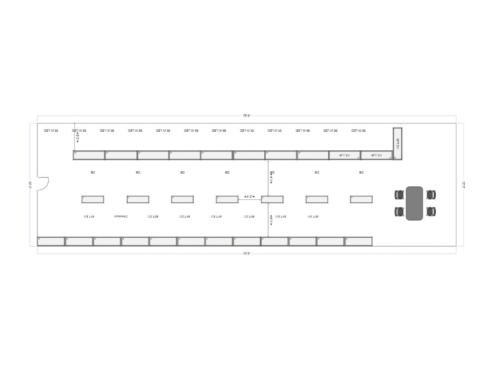 2D store layout plan 13