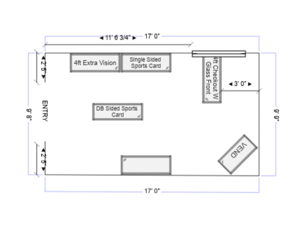 2D store layout plan 3