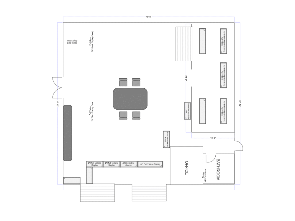 2D store layout plan 4
