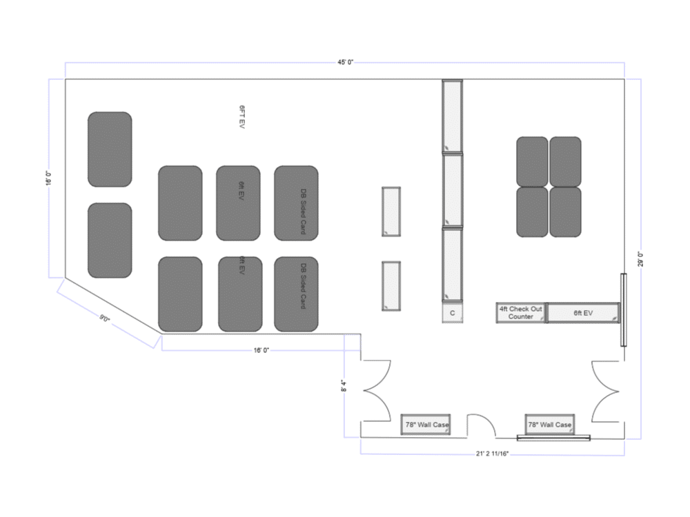 2D store layout plan 6