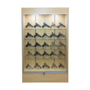 78" Maple Gun Wall Display Case