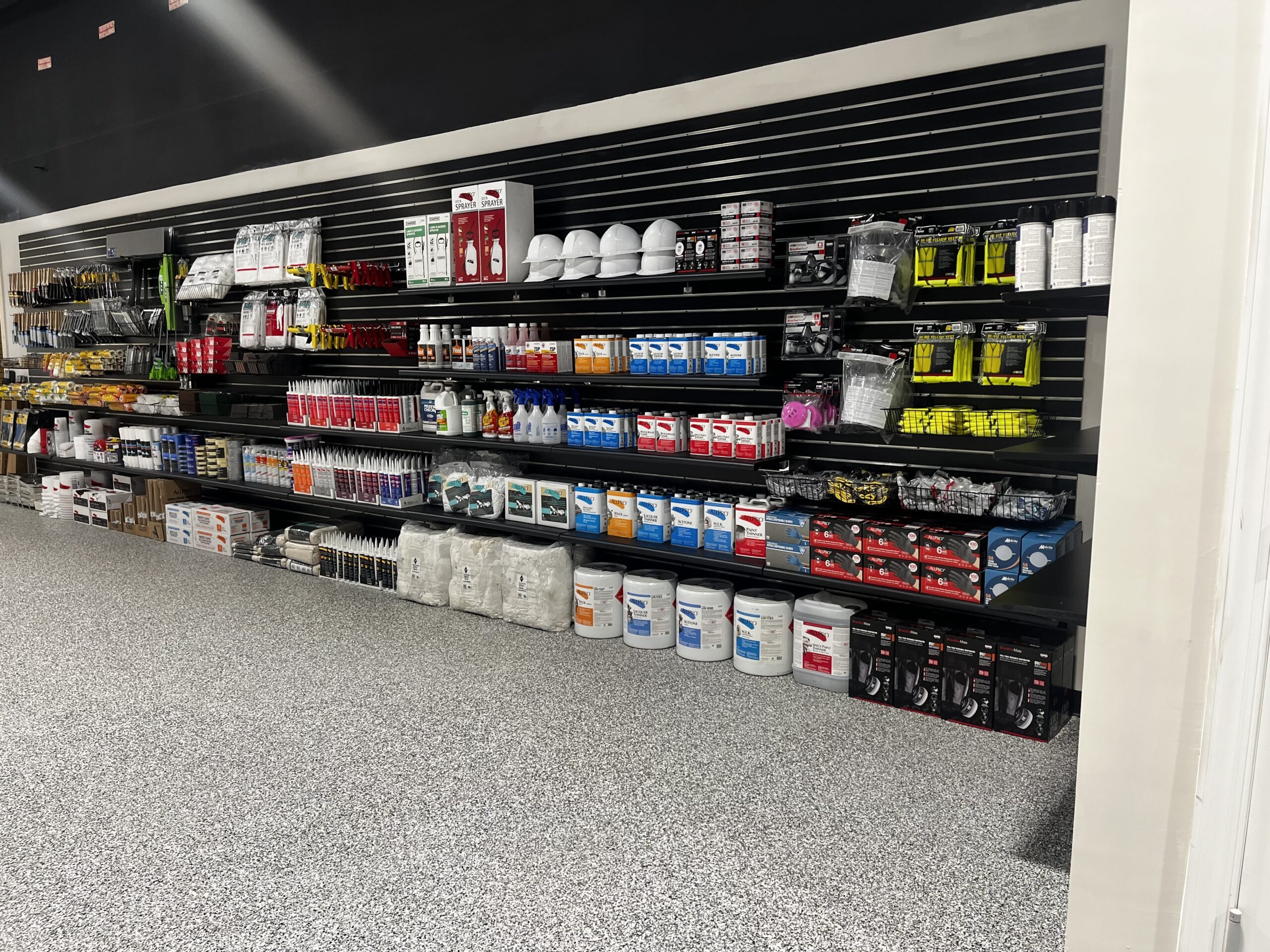4×8 slatwall panel example 4 x 8 slatwall panels in retail store